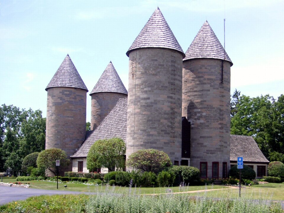The Four Silos at the Inverness Village Hall